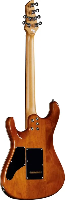 Eko Guitarra Eléctrica Fire 800 Musa Red Flamed 6 cuerdas Stratocaster Arce Tostado Mástil Arce Flamado Cuerpo Brillante