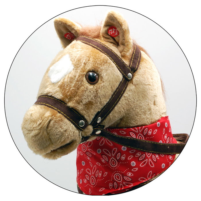 TACHAN Caballo Balancín con Ruedas GS2021W con Sonido y Pañuelo TACHAN Caballo Balancín con Ruedas GS2021W con Sonido y Pañuelo