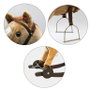 Tachan Caballo Balancín con Ruedas GS2021W - Caballito Cowboy con Sonido, Multilingüe, +2 Años