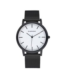 Radiant RA630203 Reloj de Hombre Negro con Esfera Blanca