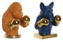 DKD Home Decor Figura de Resina Surtida Pack de 2