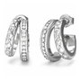 Guess JUBE04587JWRHT-U Pendientes de Acero Inoxidable Gris