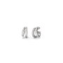 Guess JUBE04587JWRHT-U Pendientes de Acero Inoxidable Gris
