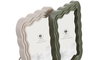 DKD Home Decor Set de 6 Marcos de Fotos 10x15 MDF Beige y Verde