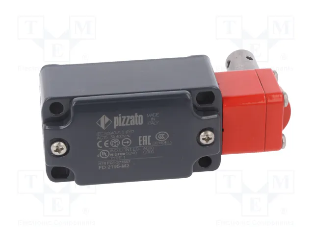 PIZZATO ELETTRICA FD 2195-M2 Interruptor de seguridad de bisagra NC x3