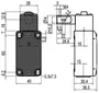 PIZZATO ELETTRICA FD 2195-M2 Interruptor de seguridad de bisagra NC x3