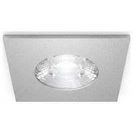 Synergy21 Helios Foco Empotrable LED Cuadrado Plata Blanco Neutro