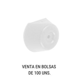 Herrajes Alk Soporte Estante Medio Punto Blanco (100U)