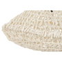 DKD Home Decor Lámpara de Techo de Fibra Trenzada Cruda 65x65x35 cm