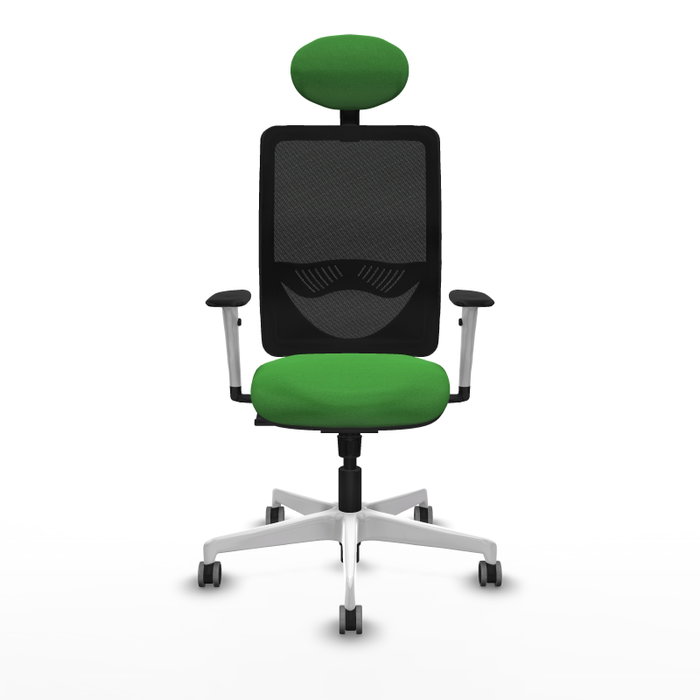 PIQUERAS Y CRESPO Silla de oficina Zulema Verde y Negro con Mecanismo Sincro PIQUERAS Y CRESPO Silla de oficina Zulema Verde y Negro con Mecanismo Sincro