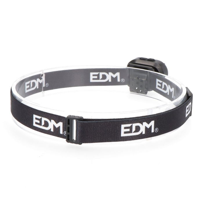 EDM Linterna Frontal WildTrack TX2 LED, Aluminio Recargable USB-C, 7W+5W, 500 Lúmenes, 4+3 Modos Luz, IP44, Inclinación Ajustable, 50x32x37 mm