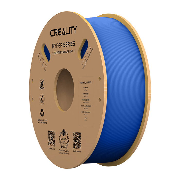 Creality Hyper PLA Filamento 1,75 mm 1 kg Azul