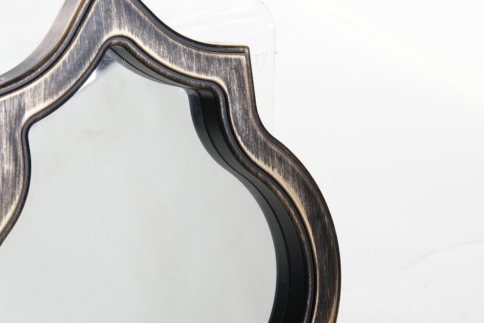 DKD Home Decor Espejo Arabe Cobrizo Champan Set de 3 (4 Unidades) 2 x 30 x 20 cm