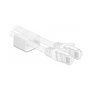 DeLOCK Organizador de Cables Clip, 2 Unidades, Blanco