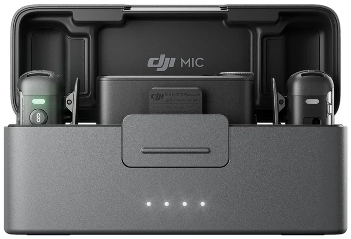 DJI Mic 2 - 2 transmisores + 1 receptor inalámbrico con reducción de ruido