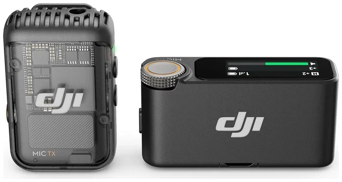 DJI Mic 2 - 2 transmisores + 1 receptor inalámbrico con reducción de ruido