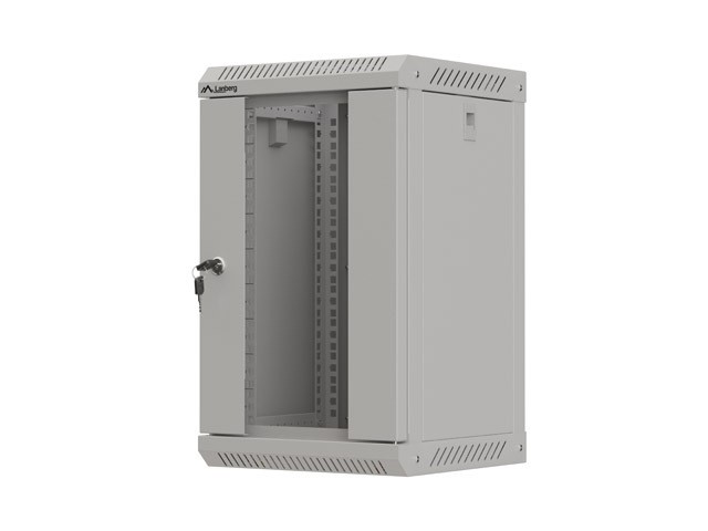 Lanberg Armario Rack de Pared 10'' 9U 300x300 Gris con Puerta de Vidrio Lanberg Armario Rack de Pared 10'' 9U 300x300 Gris con Puerta de Vidrio