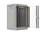 Lanberg Armario Rack de Pared 10'' 9U 300x300 Gris con Puerta de Vidrio