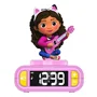 Lexibook AAABS07529 Reloj Despertador Digital con Luz Nocturna y Efectos de Sonido de Gabby y la Casa Mágica