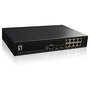 LevelOne Switch Gestionado GEP-1061, 8 Puertos Gigabit PoE+, 2 Puertos SFP, 125W PoE Budget, Montaje en Rack 19 Pulgadas