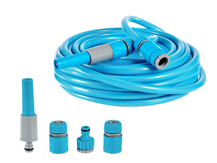 Ibergarden Manguera 15 Metros Colores Surtidos 28x8x28 cm (Set de 6) Ibergarden Manguera 15 Metros Colores Surtidos 28x8x28 cm (Set de 6)