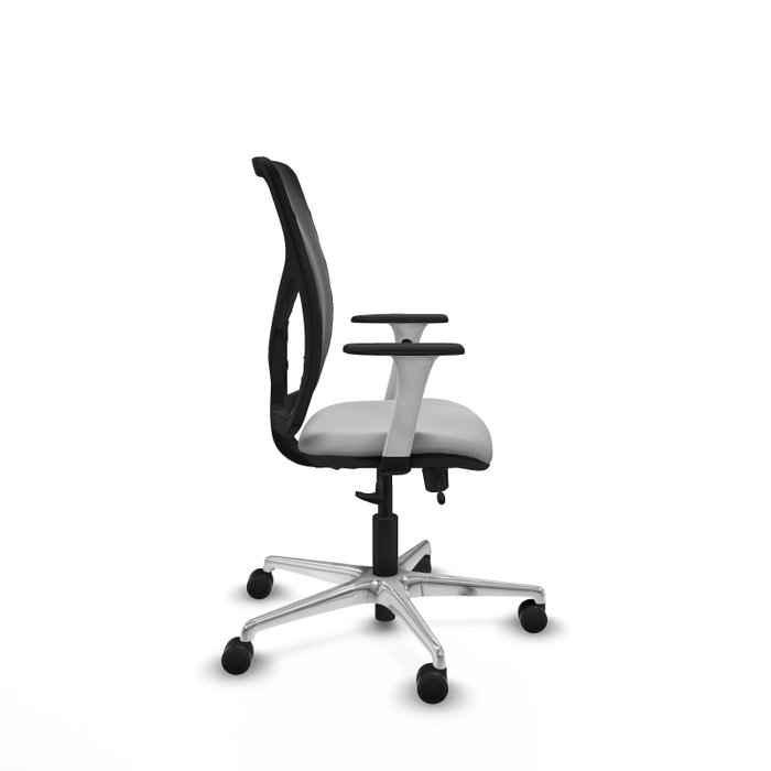 PIQUERAS Y CRESPO Silla de oficina Motilla Gris claro y Negro PIQUERAS Y CRESPO Silla de oficina Motilla Gris claro y Negro