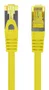 Lanberg Cable de Red PCF6A-10CU.0050-Y Cat.6a S/FTP (S-STP) LSZH Cobre 0.5m Amarillo