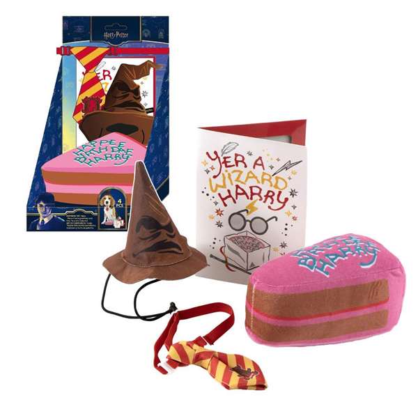 Set para Mascotas Cumpleaños Harry Potter Multicolor 16x26.4x10.5 cm