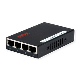 ROLINE 21.14.3530 Switch Ethernet Gigabit de 8 Puertos de Bolsillo Negro - 10/100/1000 Mbps