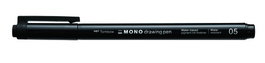 TOMBOW Rotulador Calibrado Mono Drawing Pen Punta Fina 05 Negro (Set de 4)