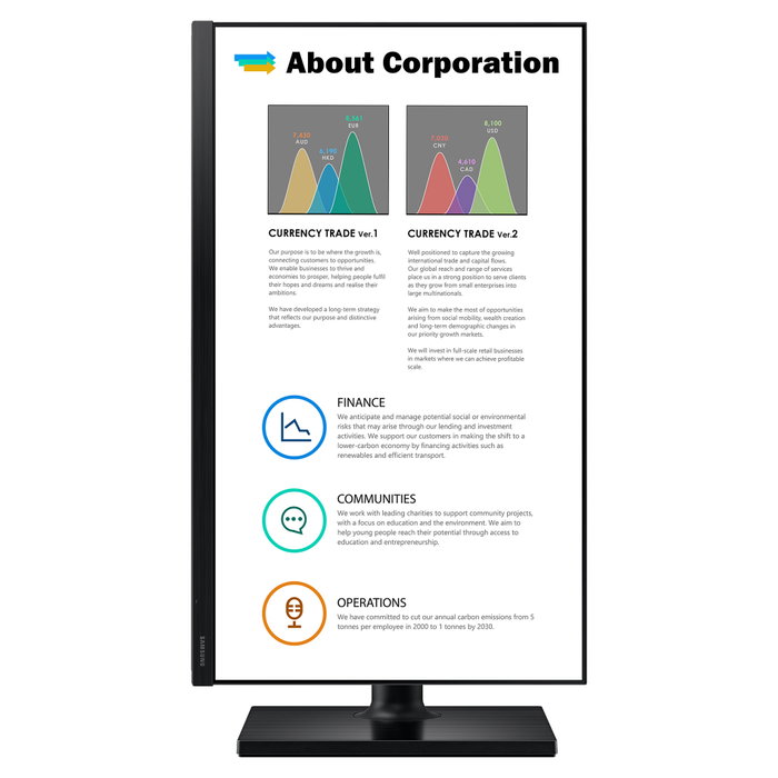 Samsung LF27T450FZU Monitor Profesional 27 pulgadas Full HD IPS