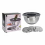Excellent Houseware Ensaladera + 3 Ralladores 25 x 25 x 14 cm