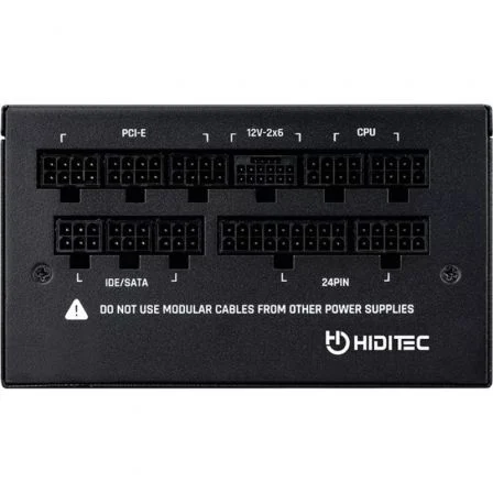 Hiditec Fuente de Alimentación GDX1050 V3 1050W 80 Plus Gold ATX 3.1 PCIe 5.1 Ventilador 14cm