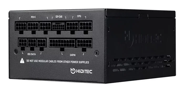 Hiditec GDX1050 V3 1050W 80PLUS Gold ATX 3.1 PCIe 5.1 Full Modular Hiditec GDX1050 V3 1050W 80PLUS Gold ATX 3.1 PCIe 5.1 Full Modular