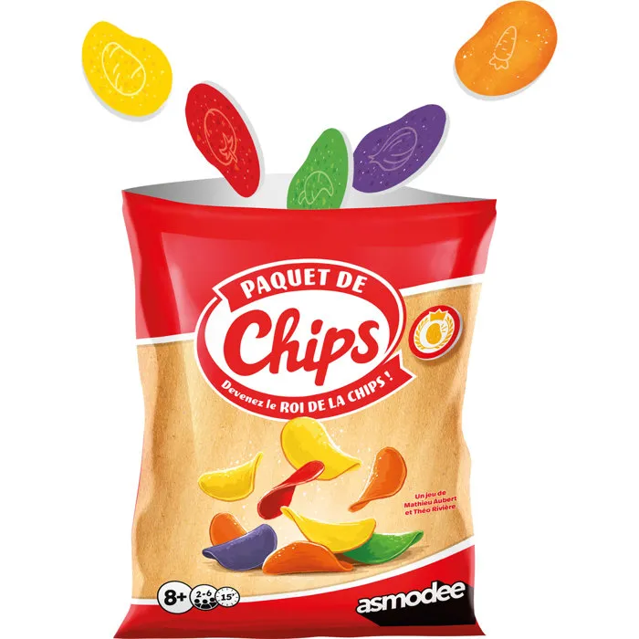 Asmodee ASM3558380135463 - Juego de Fiesta Cigomático - Bolsa de Fichas - 2 a 5 Jugadores - 8+ Años - 15 Min - Idioma Francés