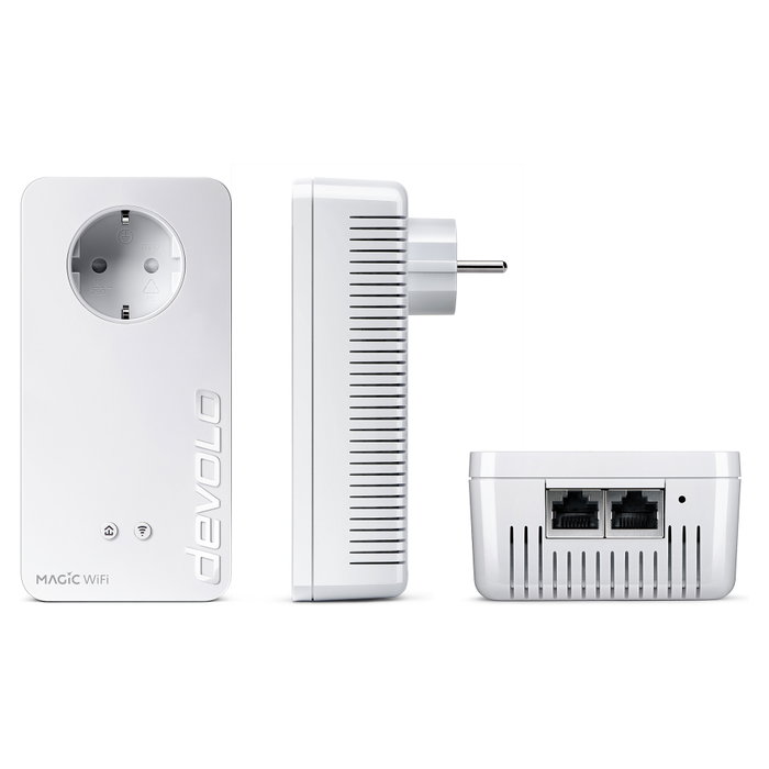 Devolo Magic 2 WiFi next Single Adaptador Powerline 2400 Mbit/s WiFi 5 Devolo Magic 2 WiFi next Single Adaptador Powerline 2400 Mbit/s WiFi 5