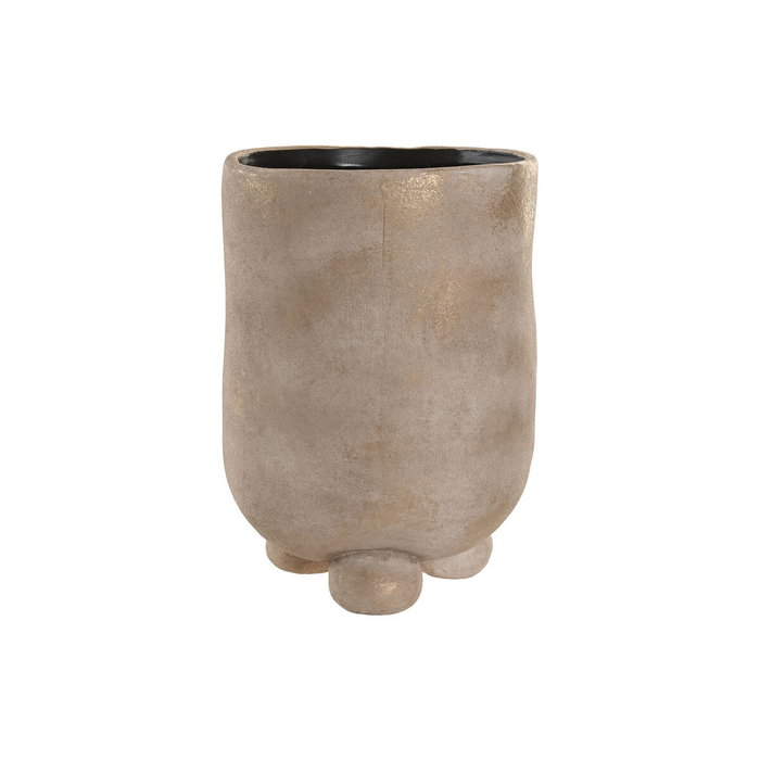 DKD Home Decor Macetero de Cerámica Marrón Claro 24x24x35 cm