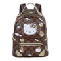 Karactermania Hello Kitty Squares Mochila Heady Pequeña Marrón