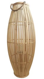 DKD Home Decor Portavelas de Bambú Marrón Claro
