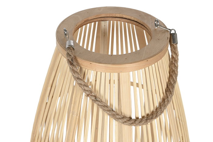DKD Home Decor Portavelas de Bambú Marrón Claro DKD Home Decor Portavelas de Bambú Marrón Claro