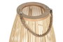 DKD Home Decor Portavelas de Bambú Marrón Claro