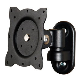 ROLINE Soporte de Pared para Monitor LCD 17.03.1196, 3 Brazos Articulados, Rotación 180°, Hasta 10 kg, Negro