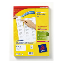 AVERY Zweckform L7159-100 blanco 63,5 x 33,9 mm