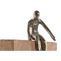 DKD Home Decor Figura de Mango y Aluminio Personas Natural