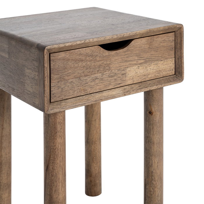 Mesita Marrón Madera 40 X 40 X 55 cm