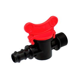 Blue Bird Válvulas de Tubo Ø16 mm a Rosca ½ pulg, Conexiones Micro Riego, Polipropileno, 2 Unidades