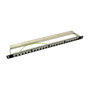 LogiLink Patchpannel Keystone 24 Port 0.5 HE shielded negro