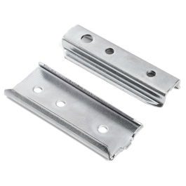 Q&Q Enganche Bayoneta Macho Hembra Vassi 88X35 Para Sofá Módulo Tapicería Zincado