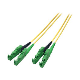 EFB Elektronik Cable de fibra óptica Duplex E2000/APC-E2000/APC OS2 15m Amarillo