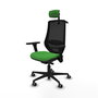 PIQUERAS Y CRESPO Silla de oficina Mardos Verde/Negro